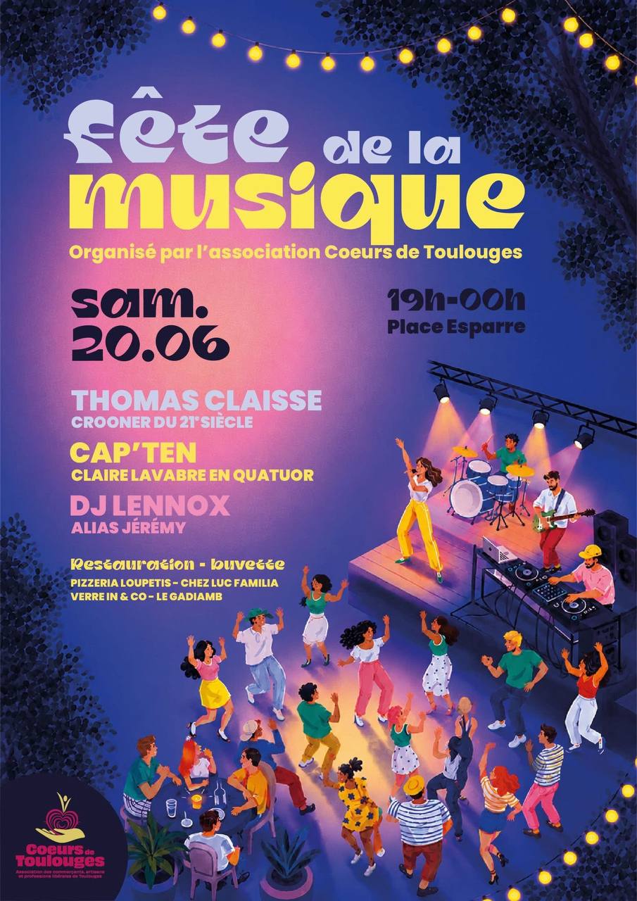 Affiche 1 fete de la musique 20 juin