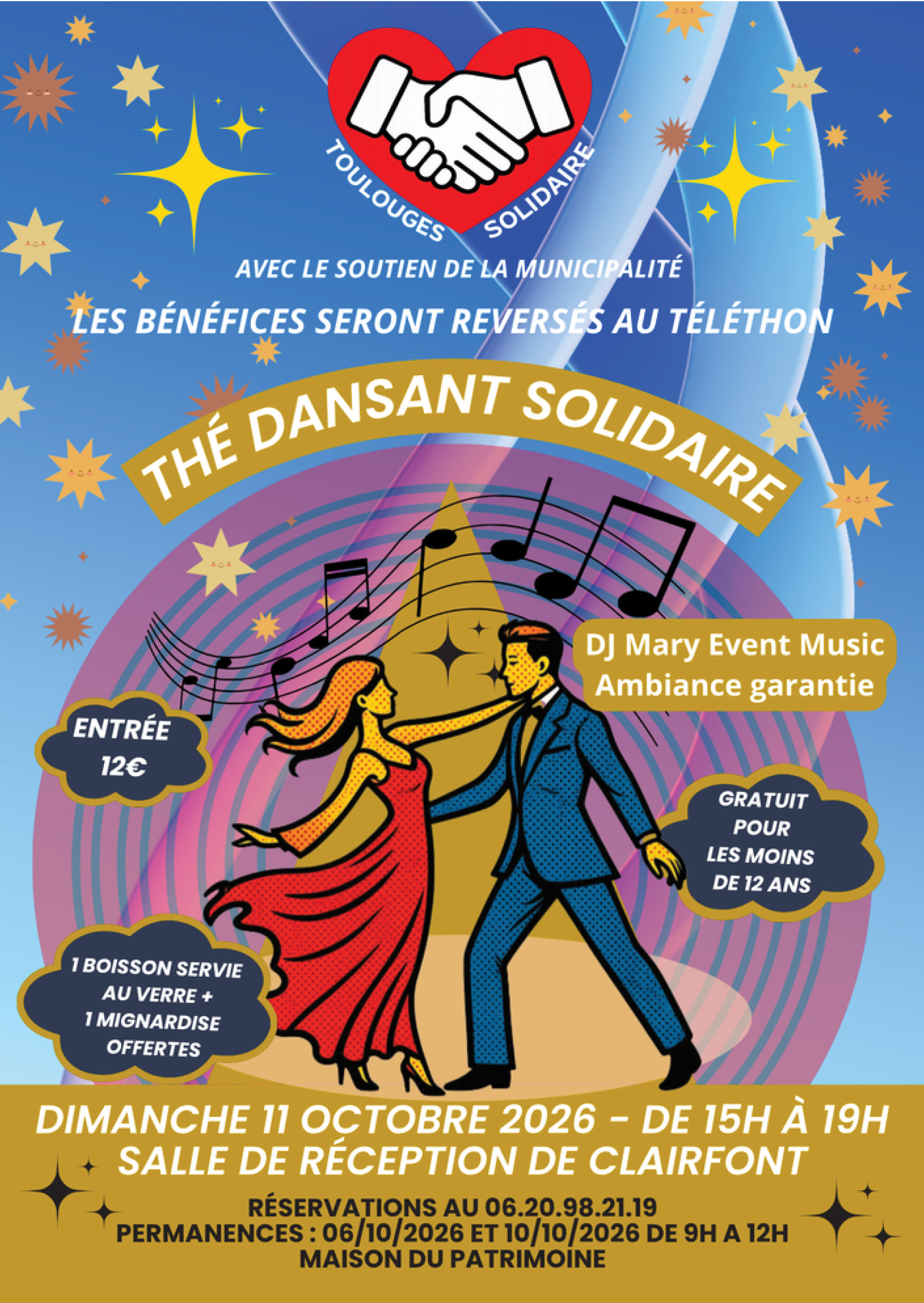 double flyer th� dansant
